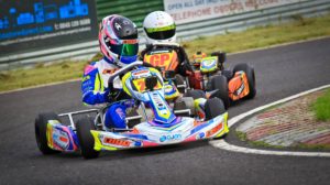 Battling to keep position at Wombwell BKC Round 8